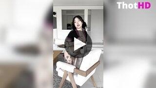 Arlene Lee Squatting NSFW